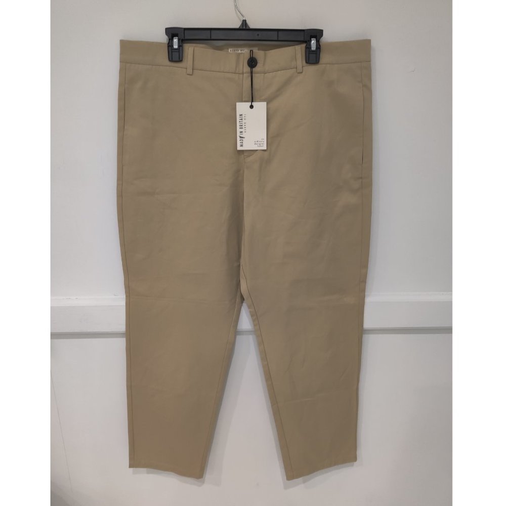 NWT Ted Baker London Mens ARNOS Wide Leg Utility Pants Beige Size 36R $230 II329